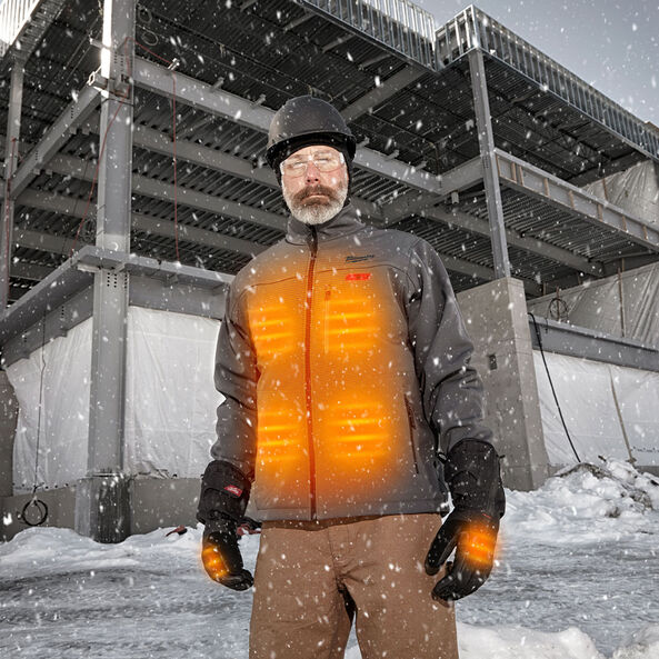 M12&trade; Heated Jacket Iron Grey, , hi-res