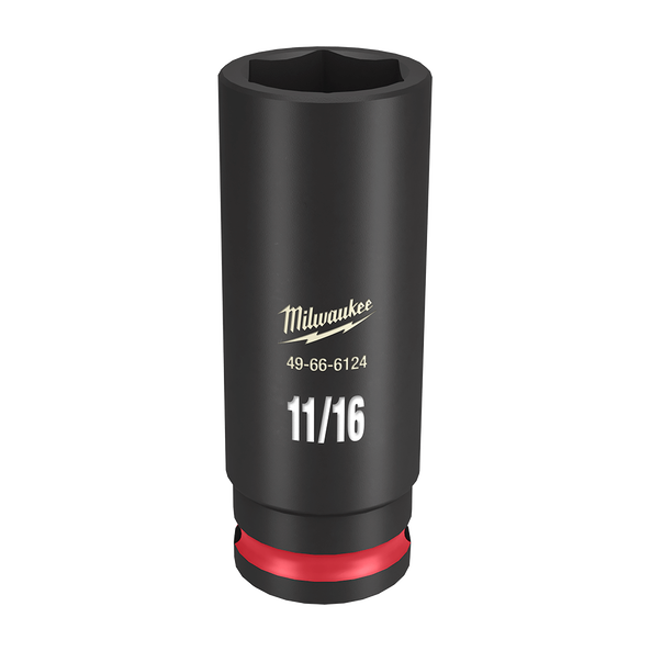 SHOCKWAVE™ 3/8" Drive 11/16" Deep 6 Point Impact Socket, , hi-res