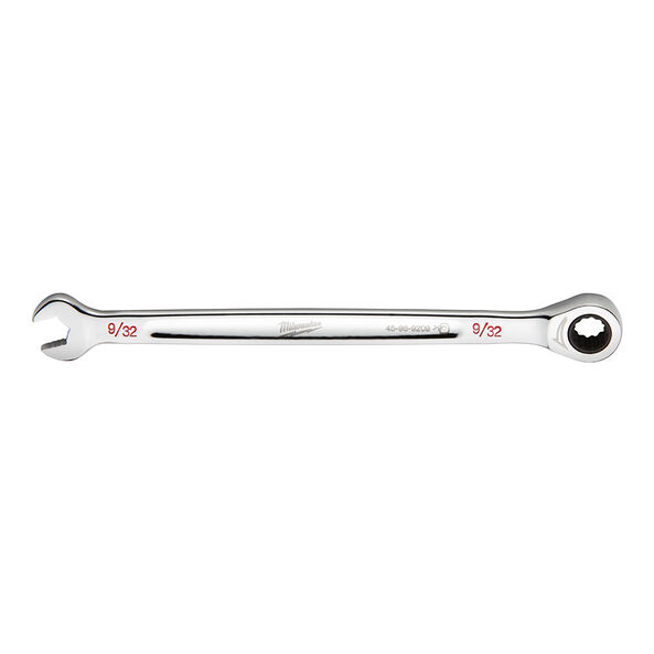 9/32" SAE Ratcheting Combination Wrench, , hi-res