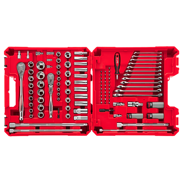 108pce 1/4&lsquo;&rsquo;, 3/8&lsquo;&rsquo; & 1/2'' Drive Mechanics Set, , hi-res