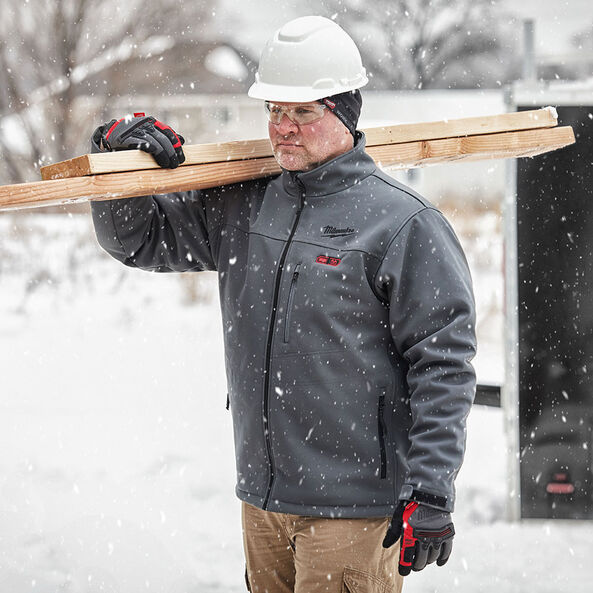 M12&trade; Heated Jacket Iron Grey, , hi-res