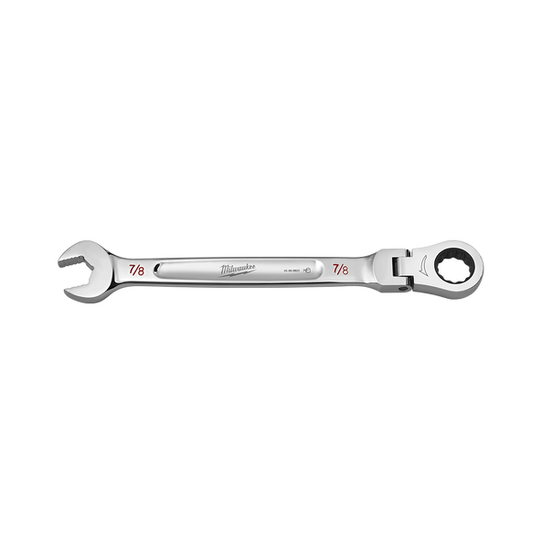 7/8''  SAE Flex Head Ratcheting Combination Wrench, , hi-res