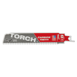 SAWZALL&trade; The TORCH&trade; with Carbide Teeth 150mm 6" 10TPI Blade 1 Pack