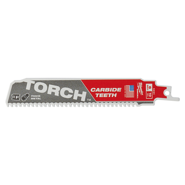 SAWZALL&trade; The TORCH&trade; with Carbide Teeth 150mm 6" 10TPI Blade 1 Pack, , hi-res