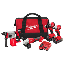 M18&trade; Brushless 4 Piece Power Pack 4C2