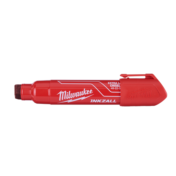 INKZALL™ Red Extra Large Chisel Tip Marker, , hi-res