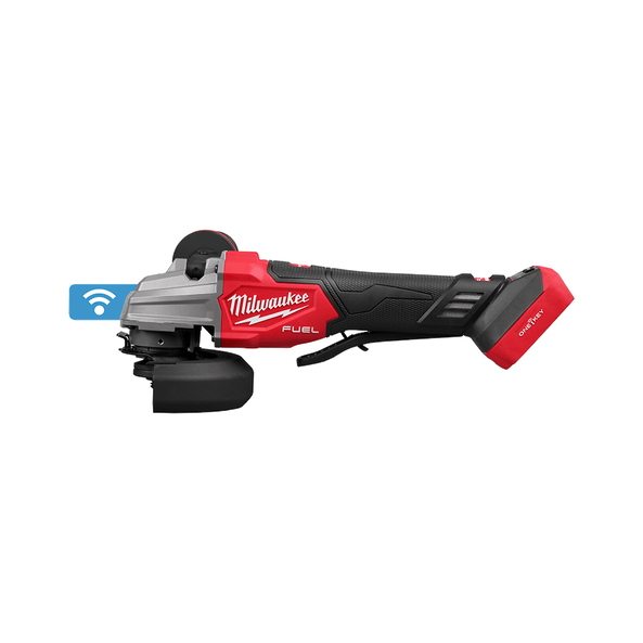 M18 FUEL™ ONE-KEY™ 125mm (5") Dual-Trigger Braking Angle Grinder with Deadman Paddle Switch (Tool Only), , hi-res