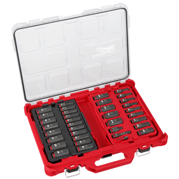 36PC SHOCKWAVE&trade; Impact Duty Socket 3/8&rdquo; Drive Set with PACKOUT&trade;