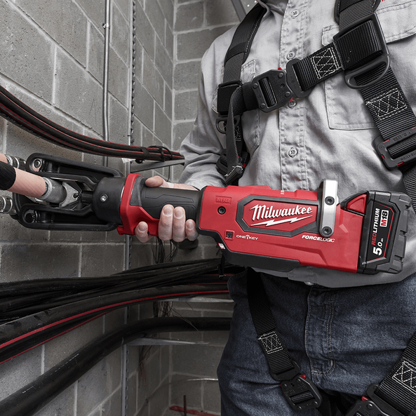 M18™ FORCE LOGIC™ 137kN Inline Utility Crimper (Tool Only), , hi-res