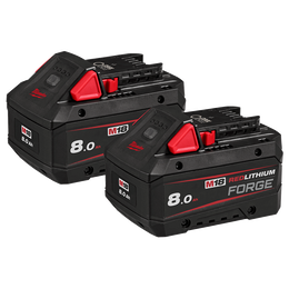 M18&trade; REDLITHIUM&trade; FORGE&trade; 8.0Ah Battery Twin Pack