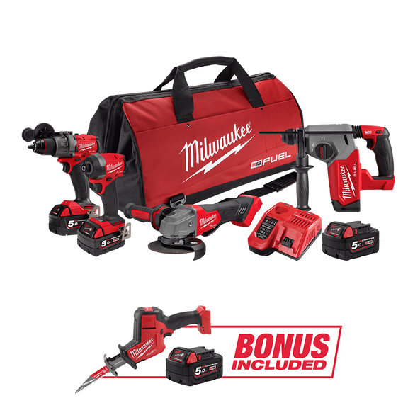 M18 FUEL™ 4 Piece Power Pack 4A3BF, , hi-res