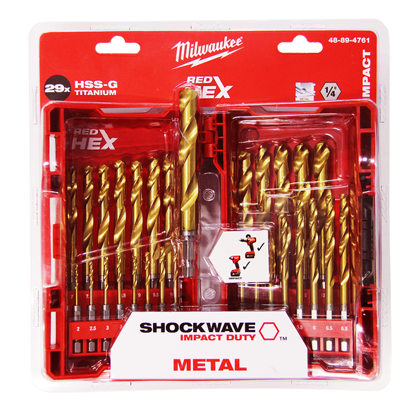 SHOCKWAVE™ Red Hex™ Titanium 29 Pce Kit