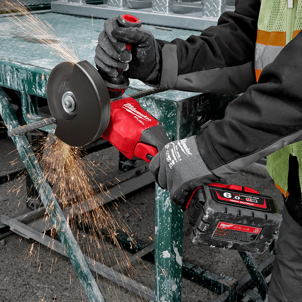 M18 FUEL™ 125mm (5") RAPID STOP™ Angle Grinder with Dead Man Paddle