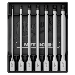 7pc 3/8&rdquo; Drive Metric Hex Long Ball End Bit Socket Set