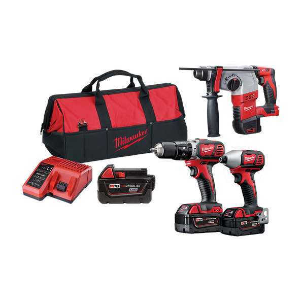 M18&trade; Brushed 3 Piece Power Pack 3A