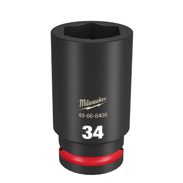 SHOCKWAVE&trade; 3/4" Drive 34mm Deep 6 Point Impact Socket, , hi-res