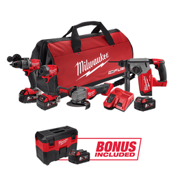 M18 FUEL™ 4 Piece Power Pack 4A3BD