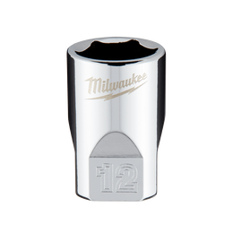 1/4" Drive 12mm Metric 6-Point Socket