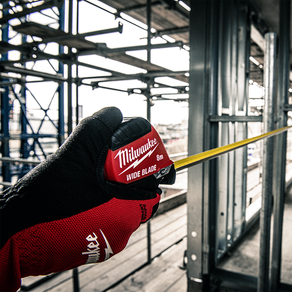 8M Wide Blade Magnetic Tape Measure, , hi-res