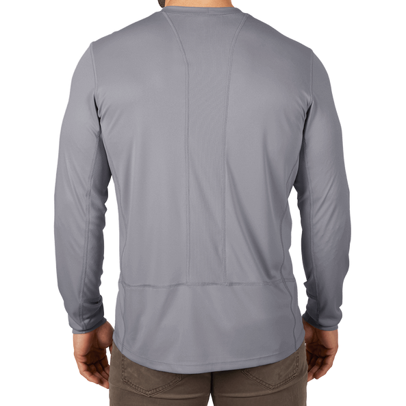 WORKSKIN Light Shirt Long Sleeve Grey - S, Grey, hi-res