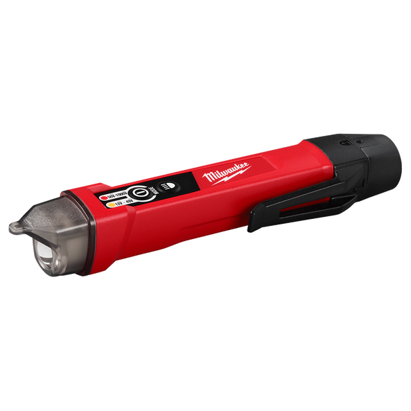 Dual Range Non Contact Voltage Detector w/ Flashlight (Tool Only), , hi-res