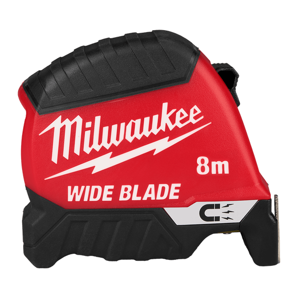 8M Wide Blade Magnetic Tape Measure, , hi-res