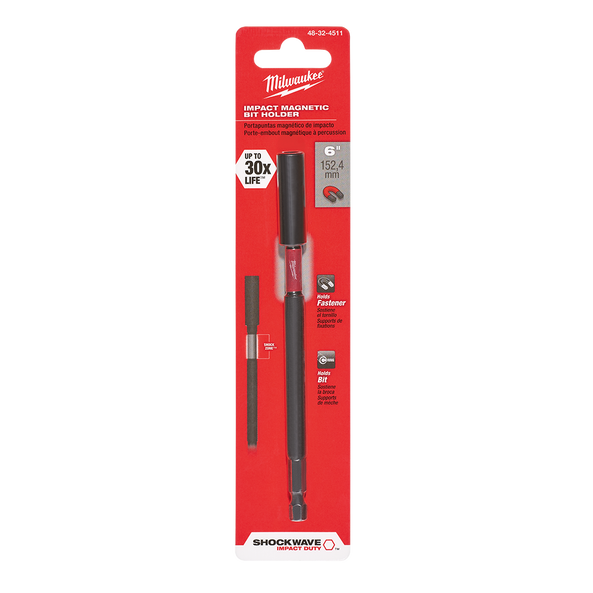 SHOCKWAVE&trade; Magnetic Bit Tip Holder 150mm (6"), , hi-res