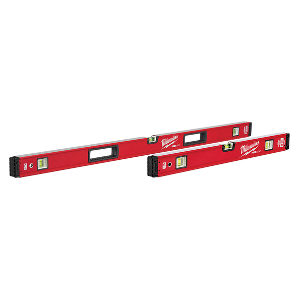 600mm/1200mm (24"/48") REDSTICK™ Magnetic Box Level Set