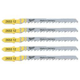 Jigsaw Blades Wood Curve Cut 75 x 4mm 5 Pack