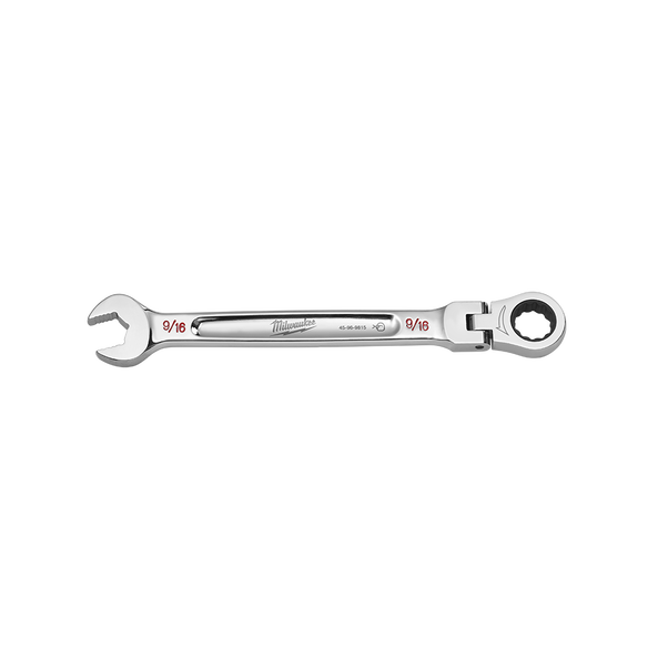 9/16''  SAE Flex Head Ratcheting Combination Wrench, , hi-res