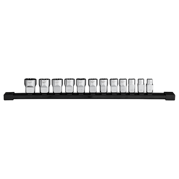 12PC 3/8" Drive 12-PT Socket Set - Metric, , hi-res