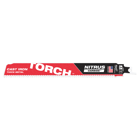 SAWZALL&trade; The TORCH&trade; with NITRUS CARBIDE&trade; Teeth 230mm 9" 10TPI Blade 1 Pack, , hi-res