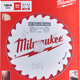 Milwaukee 184mm 24T Framing Circular Saw Blade with 30mm Bore Size