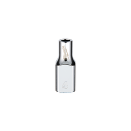 1/4" Drive 4mm Metric Standard 6-Point Socket