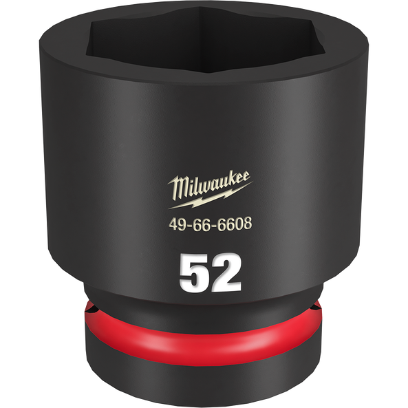 SHOCKWAVE™ 1" Drive 52mm Standard 6 Point Impact Socket, , hi-res