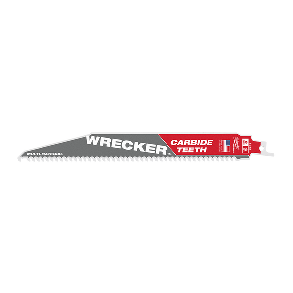 SAWZALL™ The WRECKER™ with Carbide Teeth Demolition 230mm 9" 6TPI Blade 1 Pack, , hi-res
