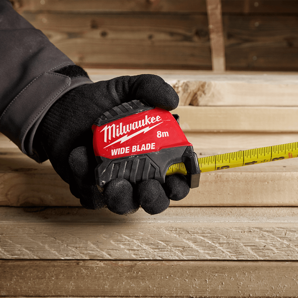 8M Wide Blade Tape Measure, , hi-res
