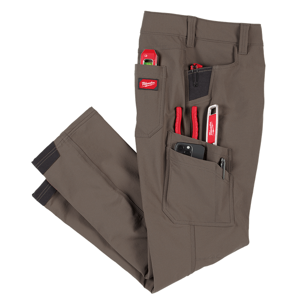 FREEFLEX Tech Pants Brown, Brown, hi-res