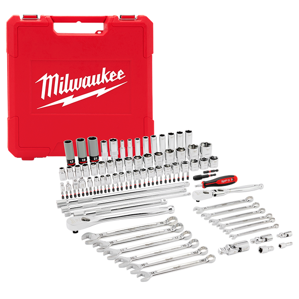 108pce 1/4&lsquo;&rsquo;, 3/8&lsquo;&rsquo; & 1/2'' Drive Mechanics Set, , hi-res