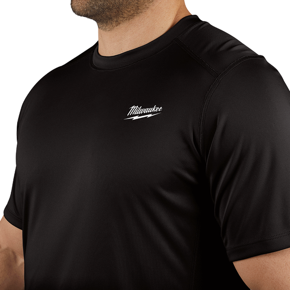 WORKSKIN Light Shirt Short Sleeve Black - S, Black, hi-res