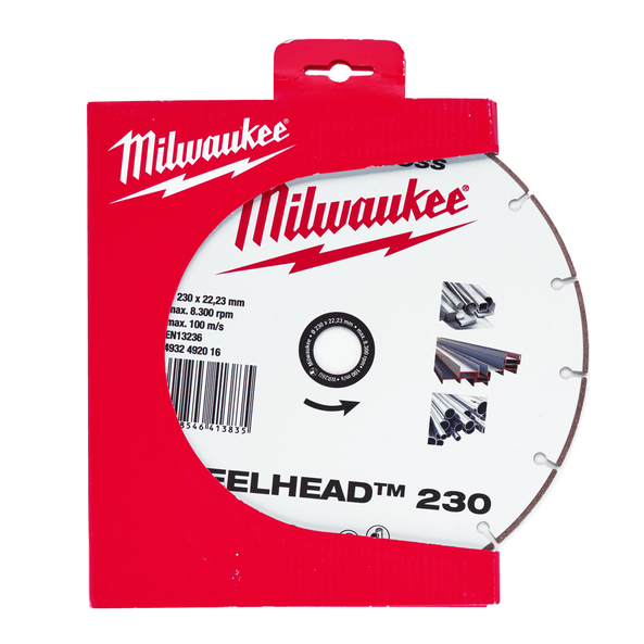 230mm (9") STEELHEAD™ Metal Diamond Cut-Off Blade, , hi-res