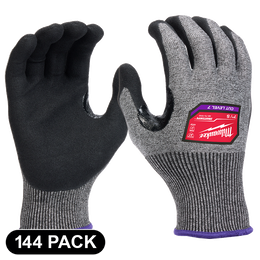 Cut 7(F) High Dexterity Nitrile Dipped Gloves 144 Pack