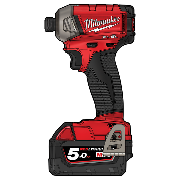 M18 FUEL&trade; SURGE&trade; 1/4" Hex Hydraulic Driver Kit