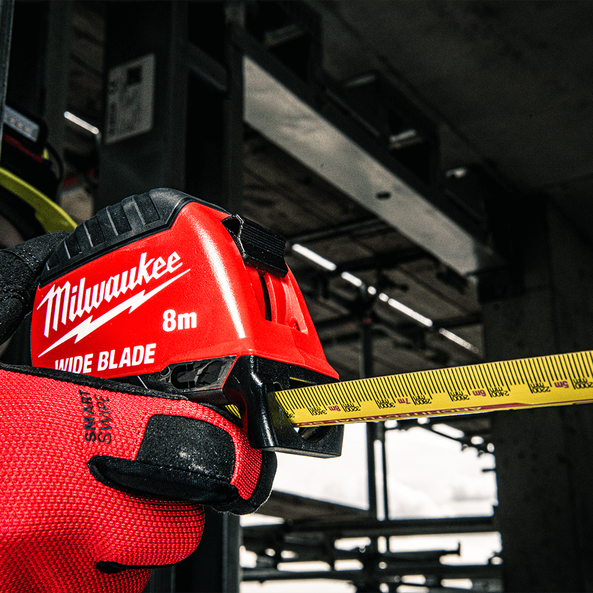 8M Wide Blade Magnetic Tape Measure, , hi-res