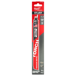 SAWZALL&trade; The TORCH&trade; with NITRUS CARBIDE&trade; Teeth 230mm 9" 10TPI Blade 1 Pack