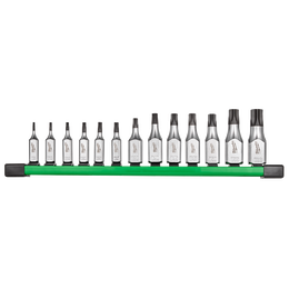 13pc 1/4&rdquo;, 3/8&rdquo; Drive Tamper Proof Torx Bit Socket Set