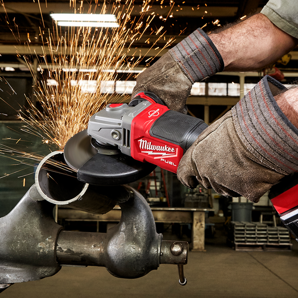 M18 FUEL™ 125mm (5") RAPID STOP™ Angle Grinder with Dead Man Paddle