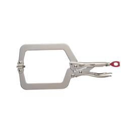 228mm (9") TORQUE LOCK™ Deep Reach C-Clamp Locking Pliers Swivel Jaw