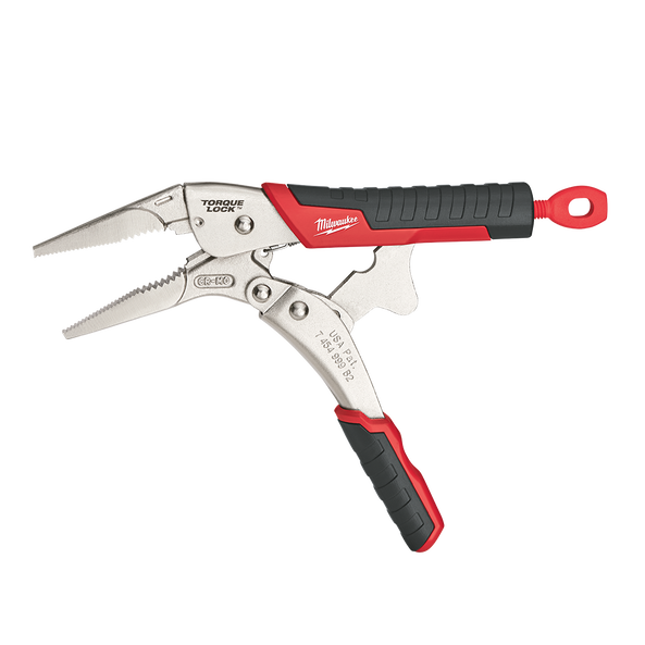 228mm (9") Torque Lock™ Long Nose Locking Pliers with Durable Grip