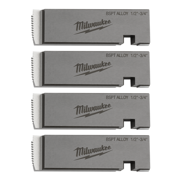 1/2"-3/4" ALLOY BSPT Universal Pipe Threading Die Set, , hi-res